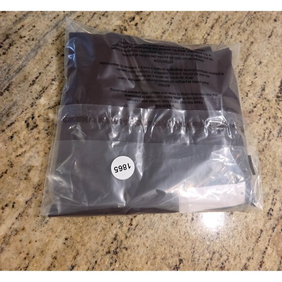 New! NY & Co Size L Burgundy Gold Side Button High Neck Blouse Old Money Smocked - Picture 15 of 15